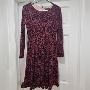 Beautiful velvet brocade dress